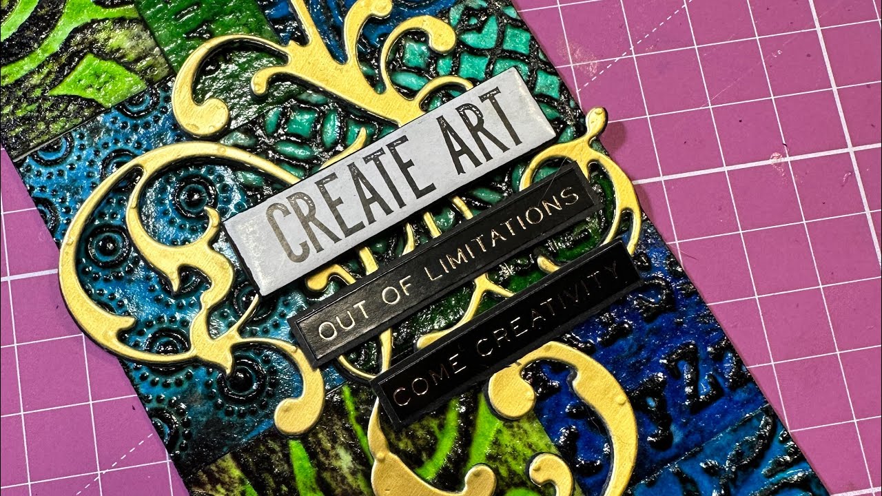 Tag med mosaik af embossing…
