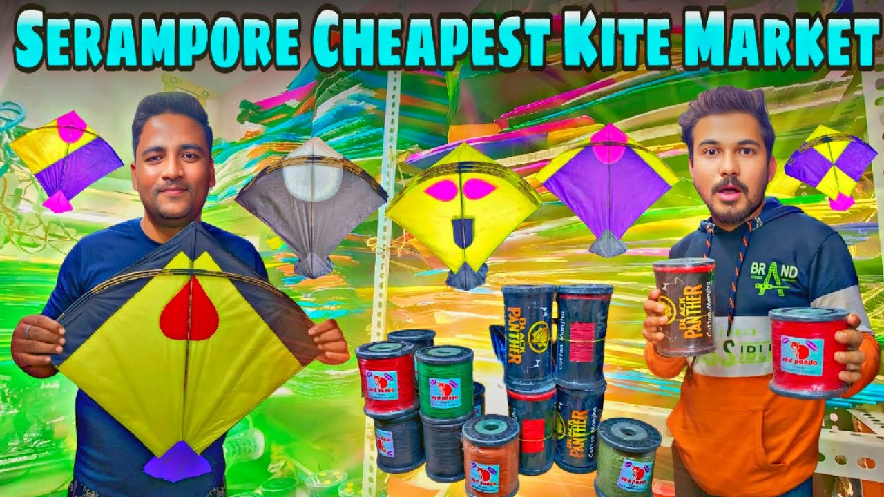 Serampore Kite Market 2026 || Cheapest price Festival Kite,s Huge Stock Available in G.Kite ||