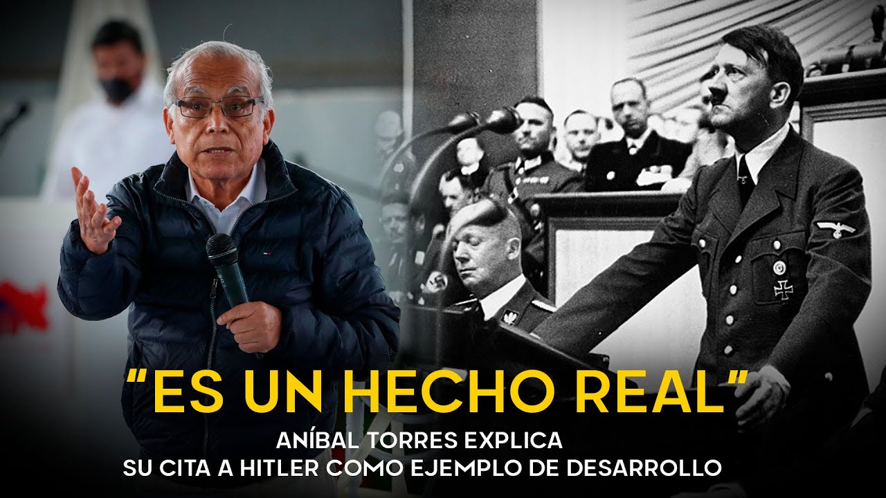 An&iacute;bal Torres explica su cita a Hitler como ejemplo de desarrollo: &ldquo;Es un hecho real&rdquo;