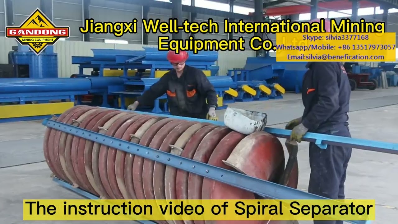 How To Install Spiral Chute Separator? Spiral Concentrator Installation Course