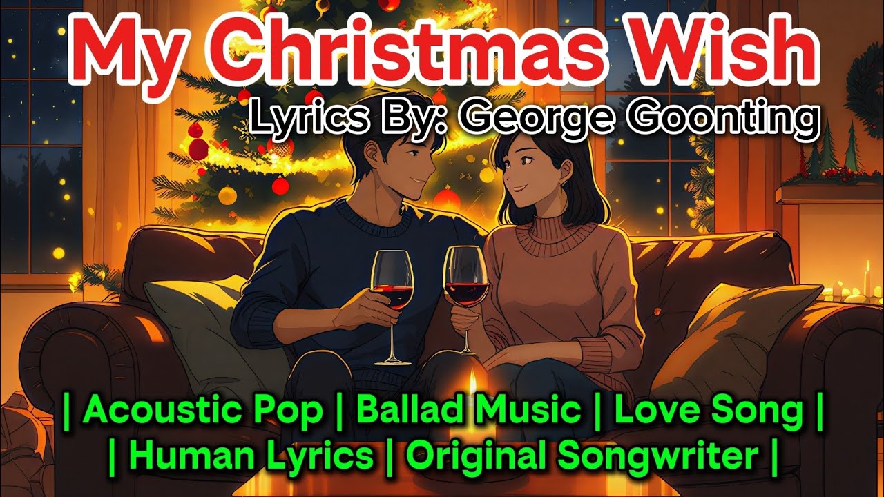 My Christmas Wish @georgegoonting |Human-Written Lyrics | #acousticballad #acousticpop #popballad