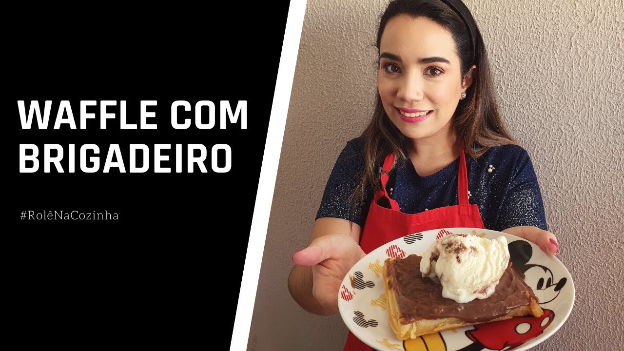 Como Fazer Waffle em Casa - #Rol&ecirc;NaCozinha