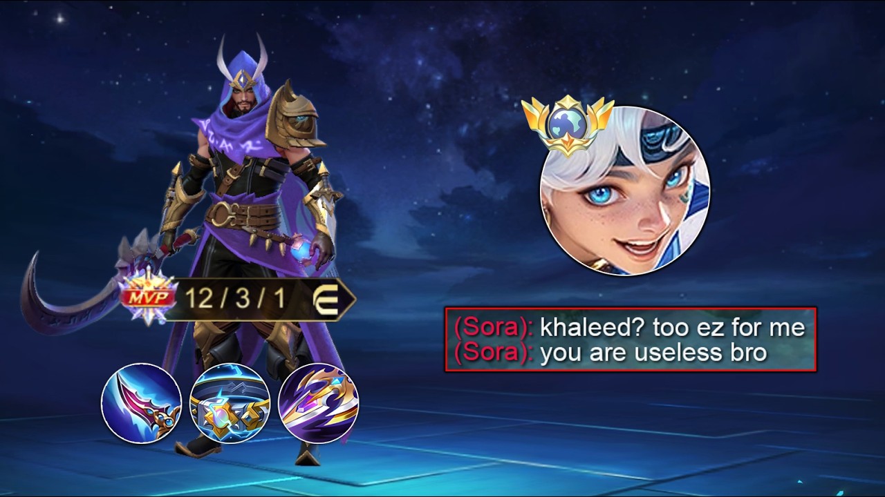 KHALEED VS SORA EXP LANE! THE SECRET BUILD THAT MAKES THIS MATCHUP EASY!!