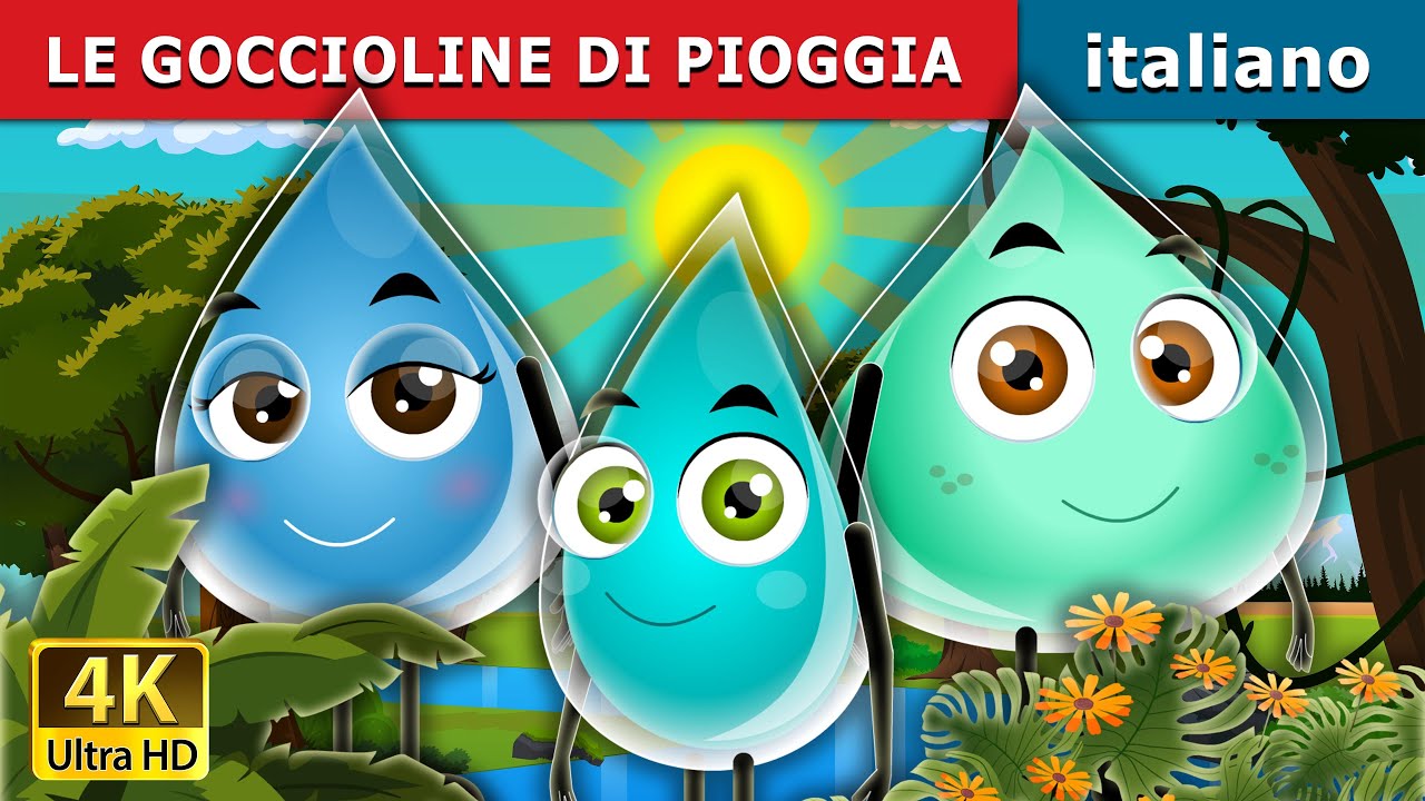 LE GOCCIOLINE DI PIOGGIA | The Raindrops Story | Fiabe Italiane @ItalianFairyTales