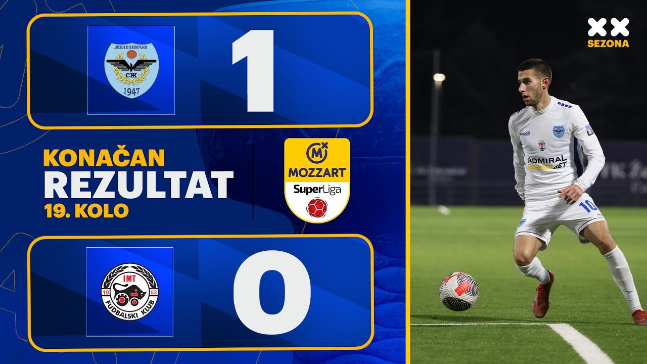 MBSLS 2025/26 - 19.Kolo: ŽELEZNIČAR &ndash; IMT 1:0 (1:0)