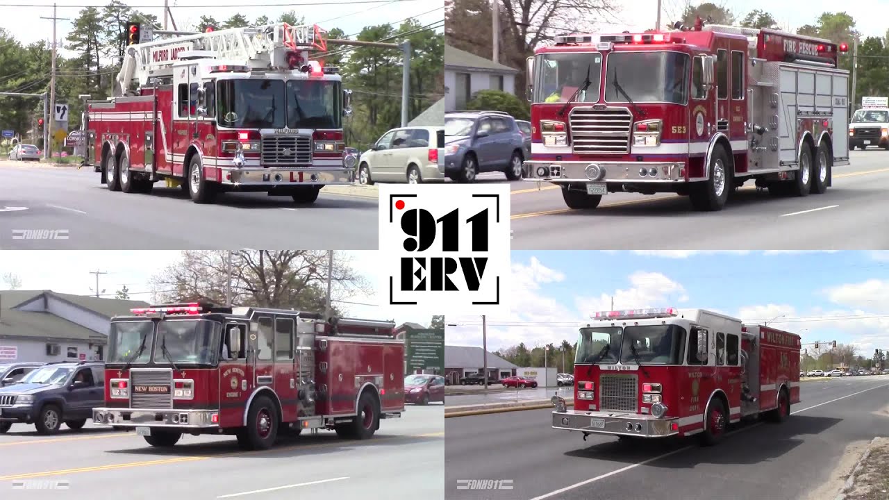 Multi-Mutual Aid Fire Response in Amherst, NH