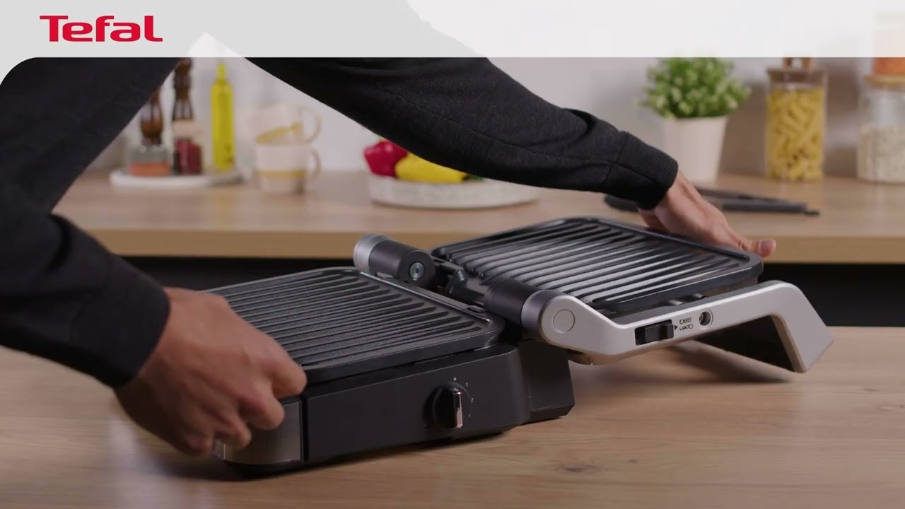 Четири позиции на готвене с грил Tefal OptiGrill 4в1 GC774D