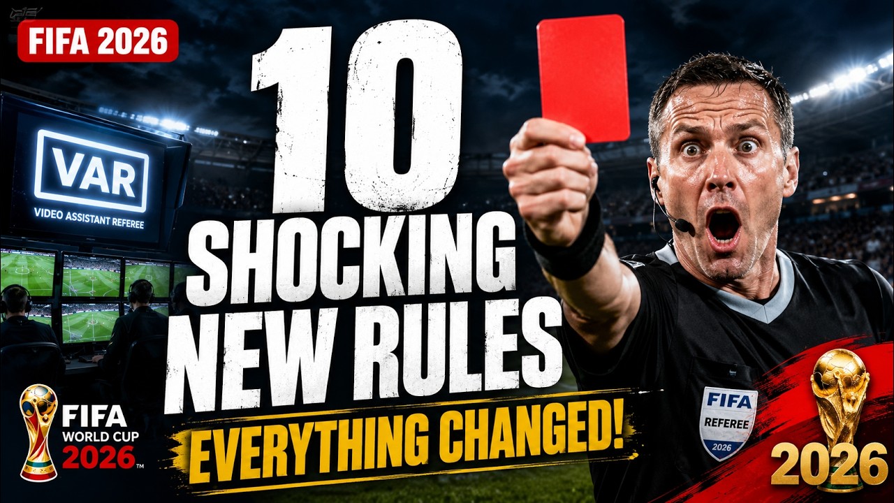10 SHOCKING New Rules & Penalties in FIFA World Cup 2026 &mdash; Everything Has Changed! 🔴⚽
