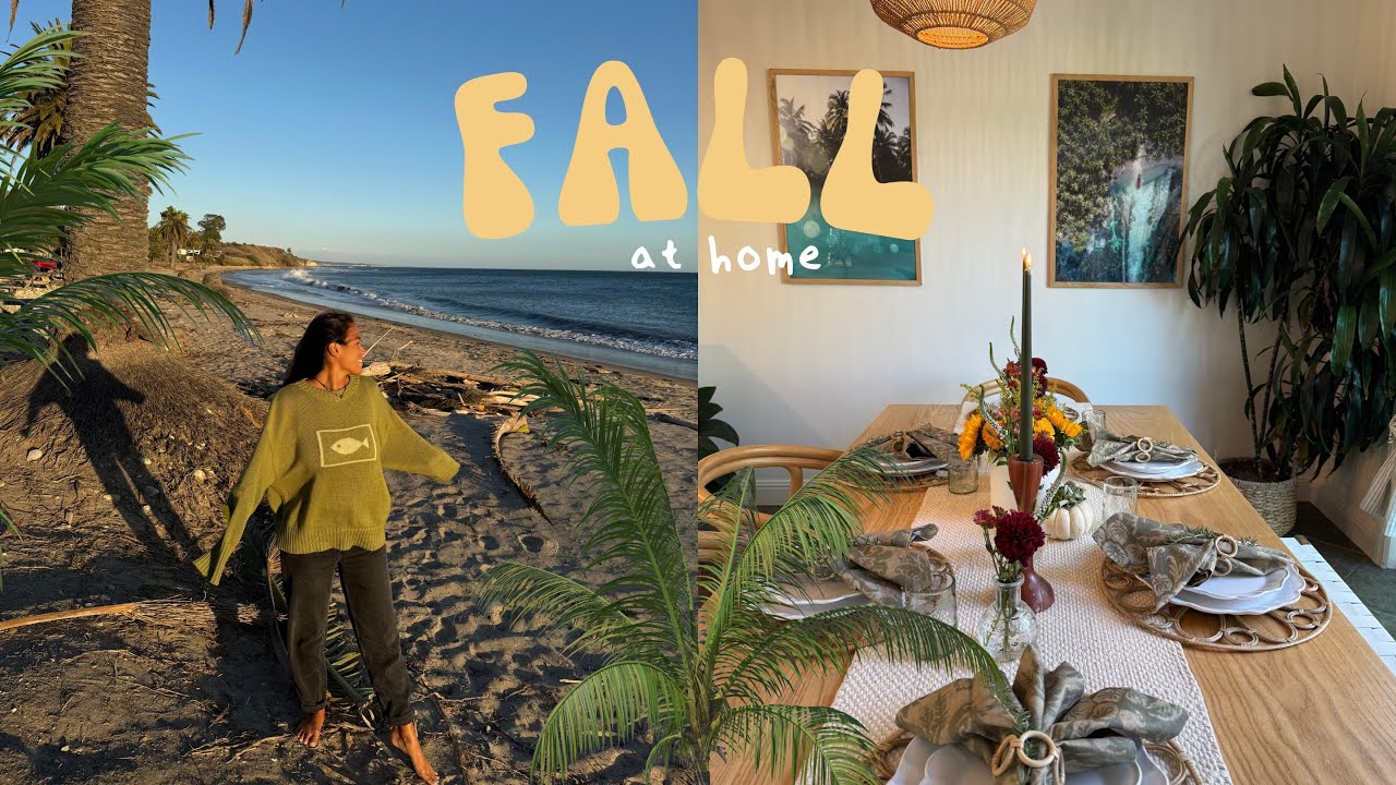 a cozy fall home vlog 🤎🏡 Friendsgiving + prepping for my next trip
