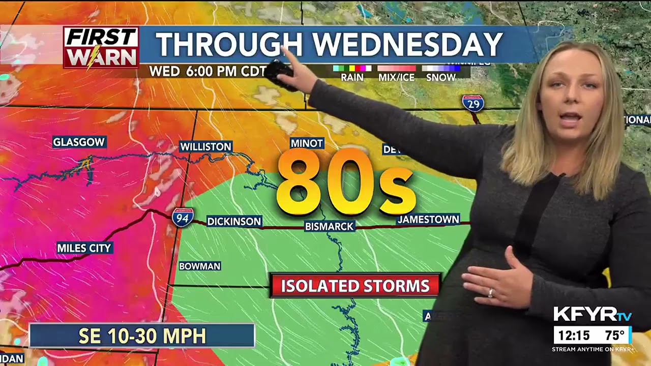 KFYR - First News at Noon - Weather 8/11/2025
