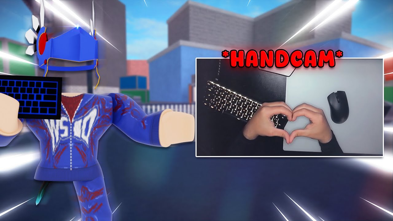 SWEATY MM2 TRYHARD PLAYS WITH HANDCAM!