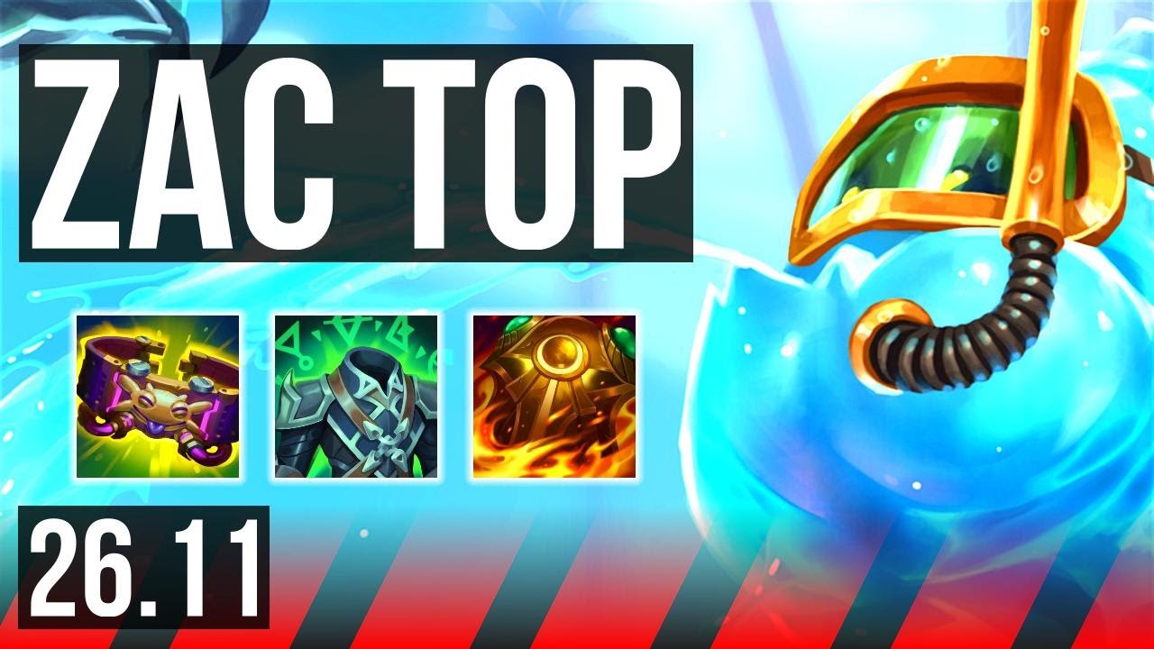 ZAC vs MORDEKAISER (TOP) | Perfect KDA: 5/0/8 | EUW Master | 26.11