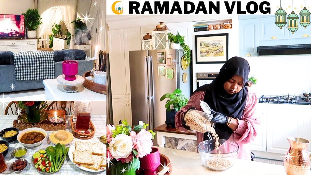فلوق رمضان اكلات_سودانية RAMADAN DAILY VLOGS SUDANESE FOOD RELAXING