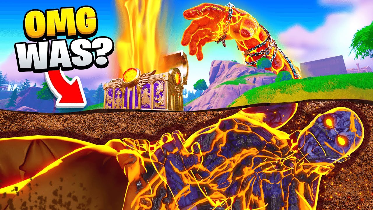 Ich HABE die LAVA HAND KISTE geöffnet du glaubst nicht was ich FAND... (OHA) in Fortnite
