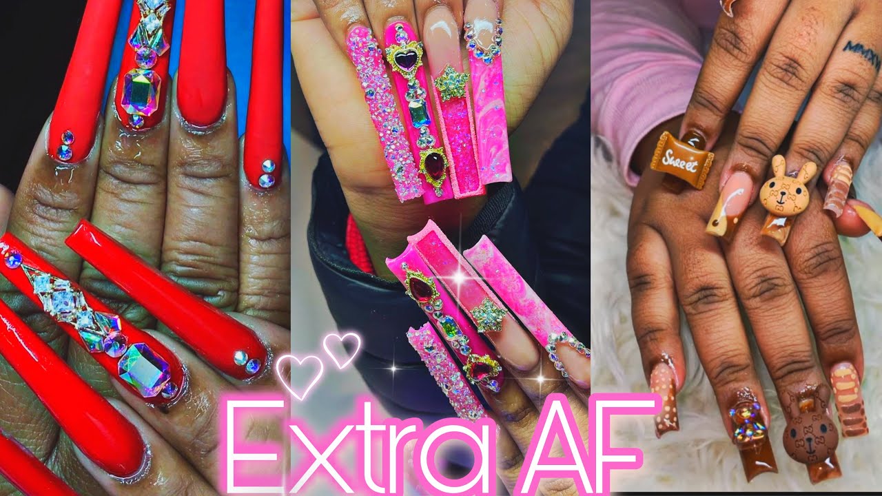 *21*✨NAIL INSPIRATION✨ of INSTAGRAM COMPILATION ** BADDIE NAILS ACRYLICS EXTENDO NAILS XX CALMING