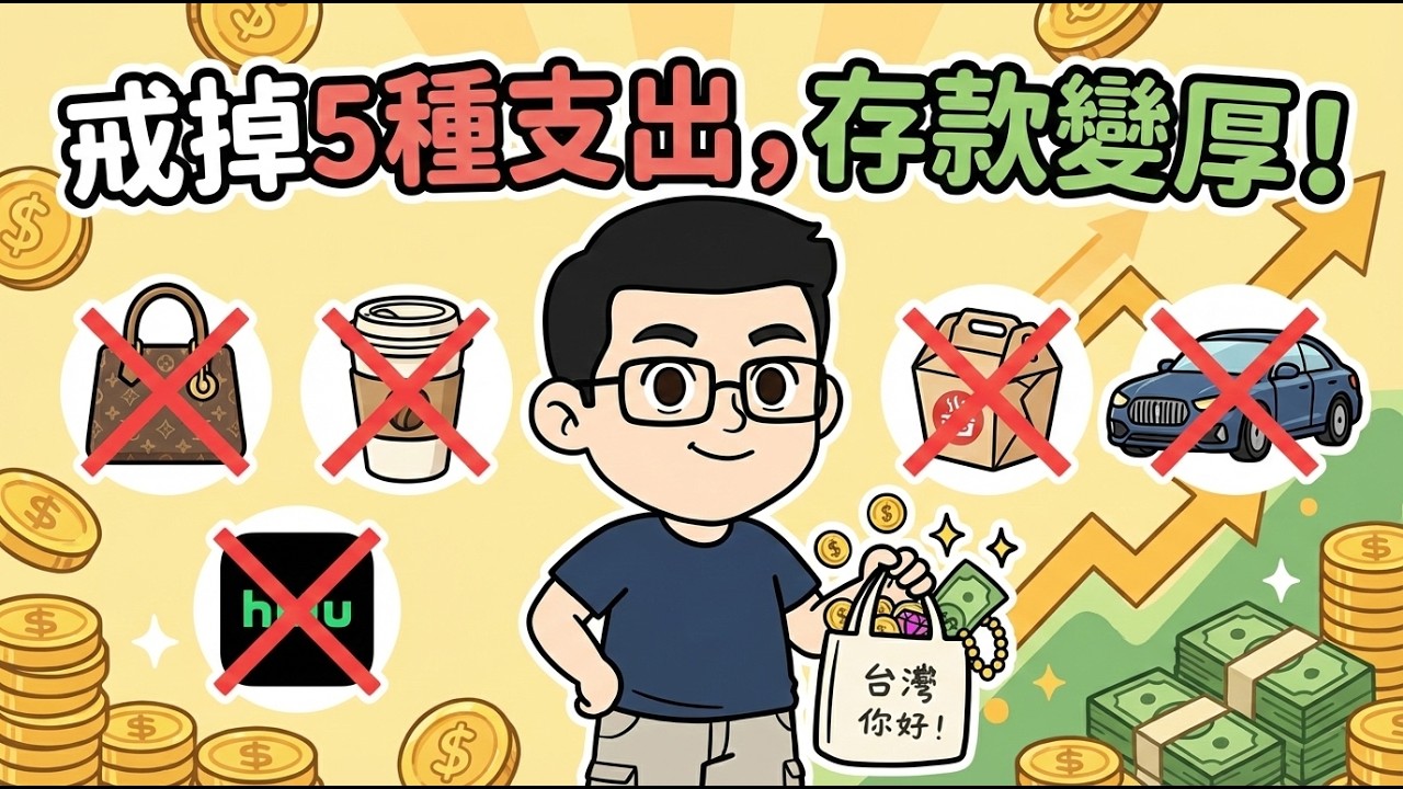 有錢人不買的東西：只要戒掉這5種支出，存款開始變厚