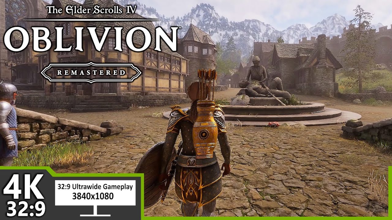 THE ELDER SCROLLS 4: OBLIVION REMASTERED Gameplay #3 - 32:9 Aspect Ratio