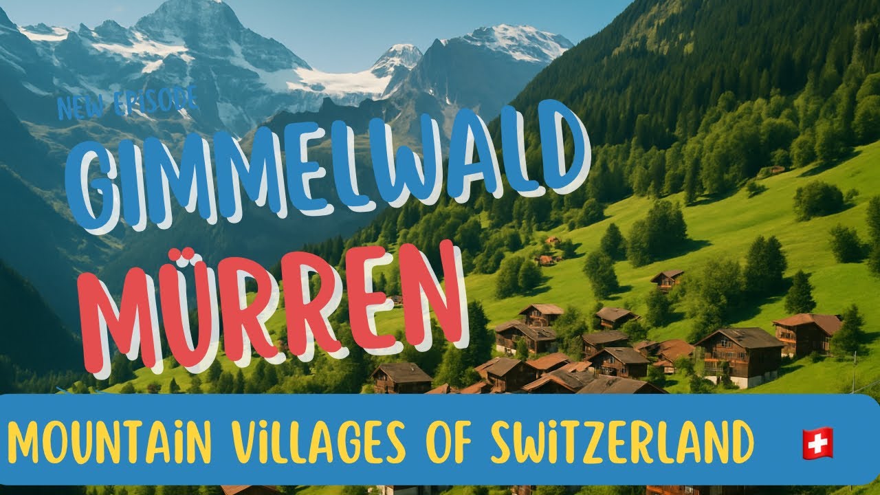 Beautiful Mountain Villages in Switzerland  🇨🇭| Mürren & Gimmelwald Tour #swissalps #hundhmädels