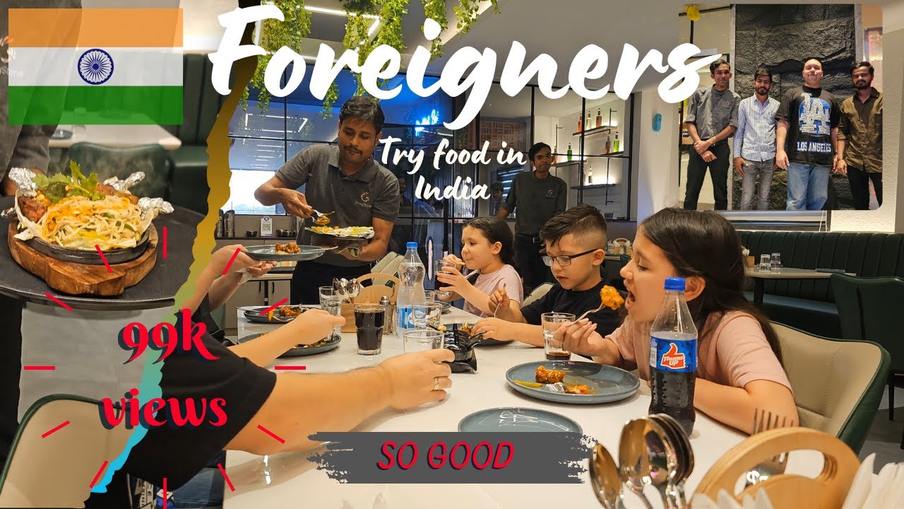 Foreigners agree that food in India just hits different! 🇮🇳