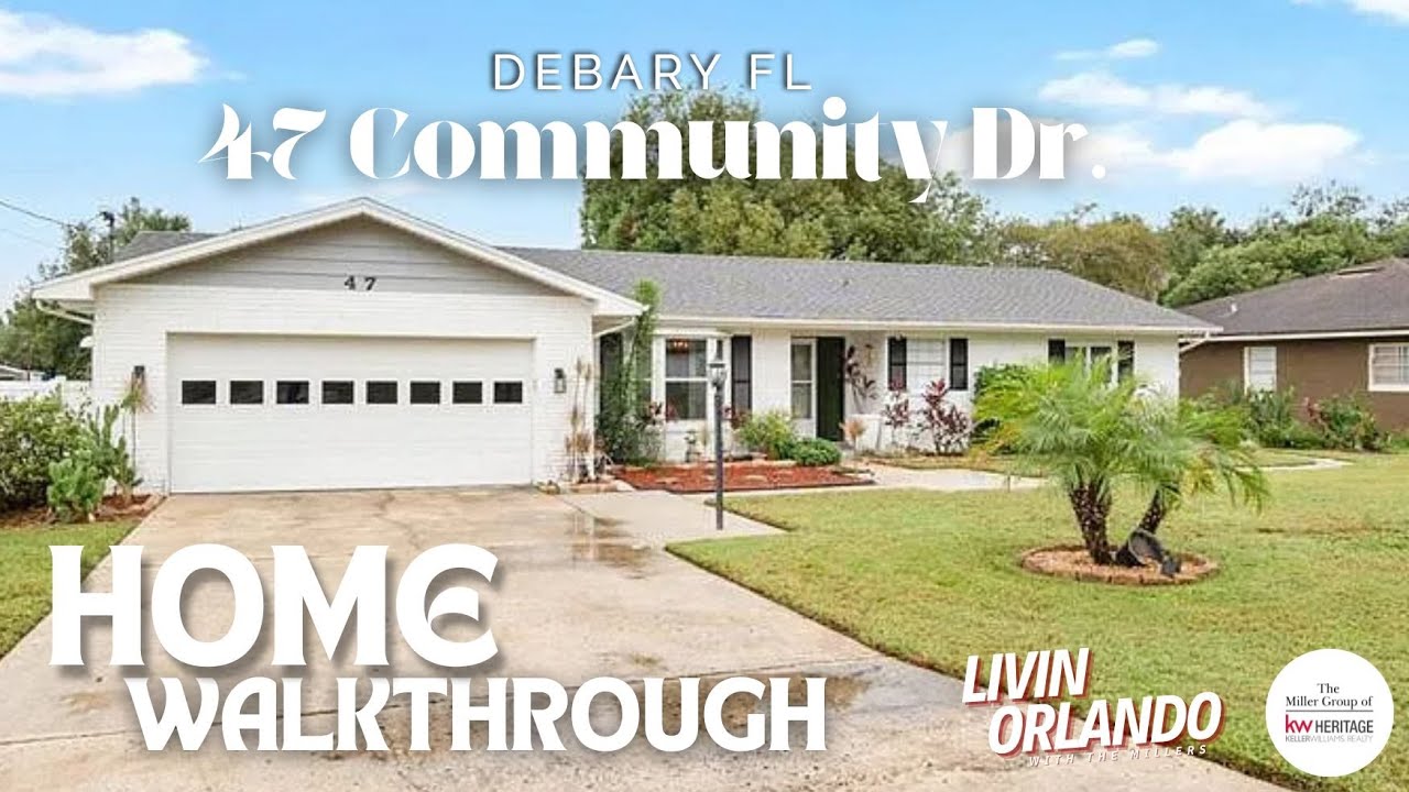 Home Walkthrough: 47 Community Dr. Debary FL