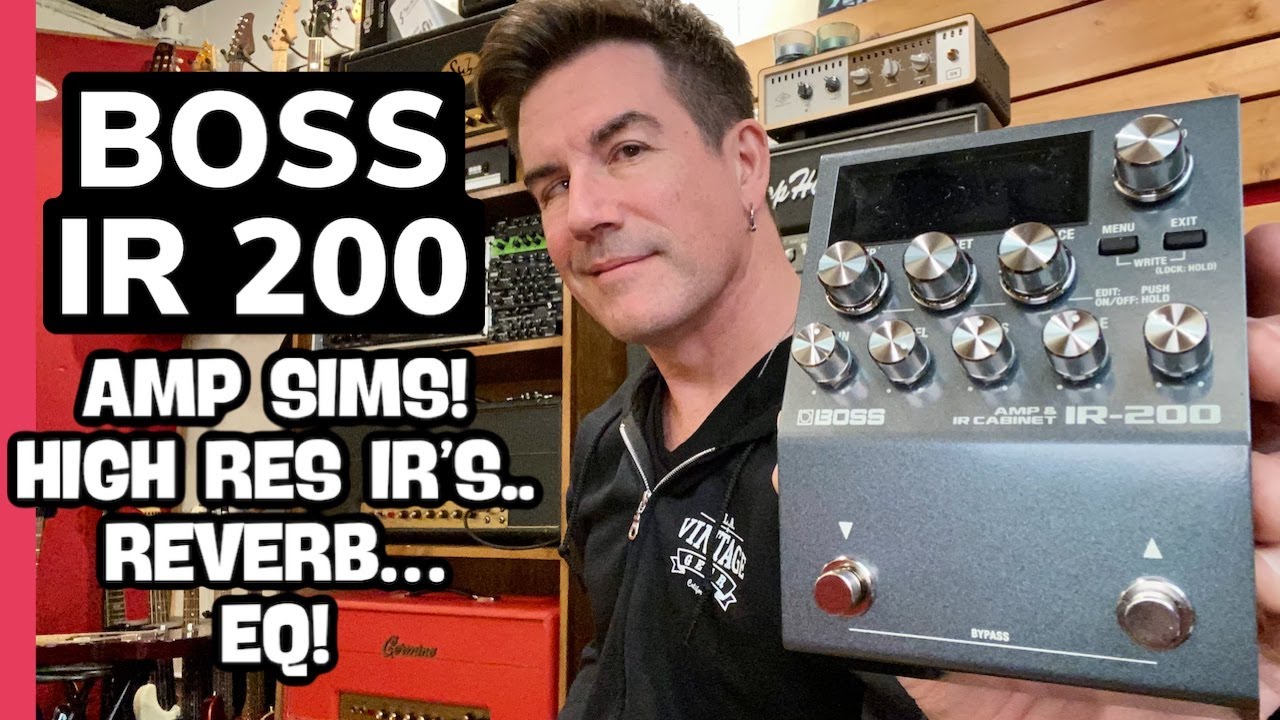 BOSS IR 200 - HIGH RES IRS, AMP SIMS, REVERB, EQ... SO POWERFUL!