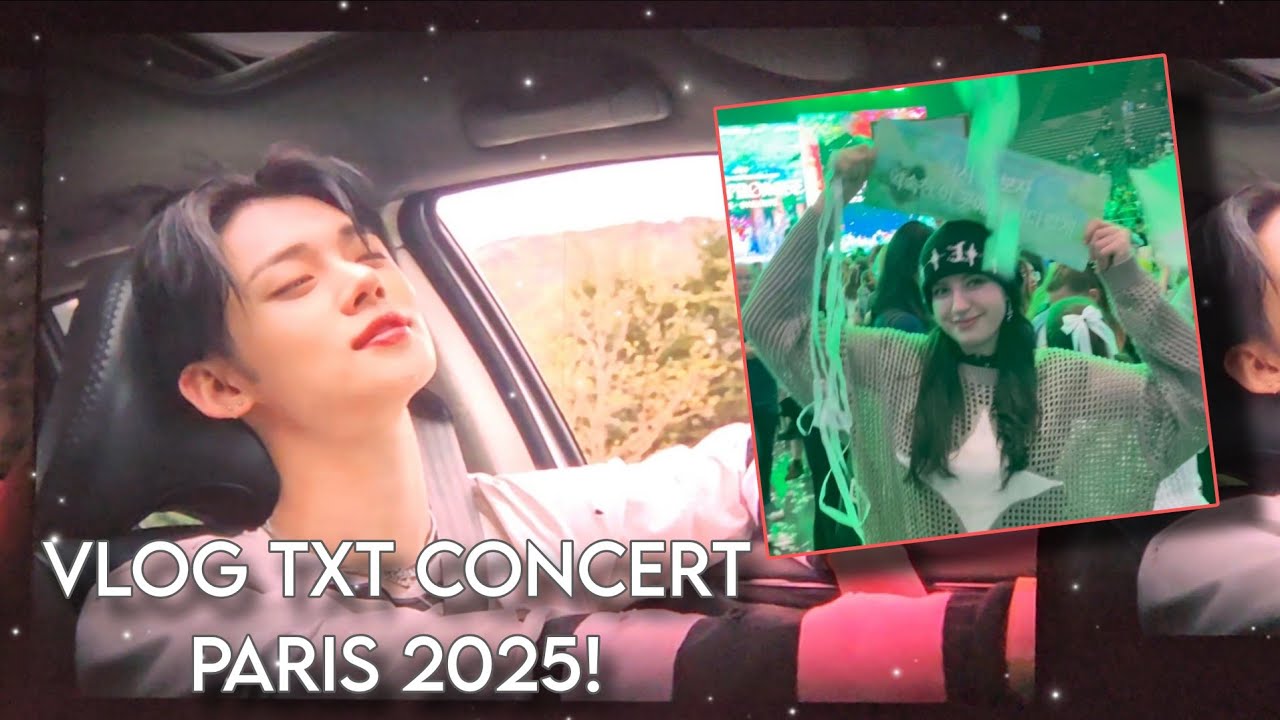 TXT (투마로우바이투게더) ACT PROMISE CONCERT À PARIS VLOG
