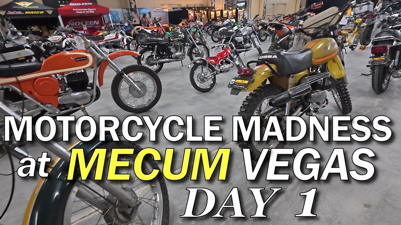 MECUM VEGAS MOTORCYCLES AUCTION 1st DAY MADNESS!