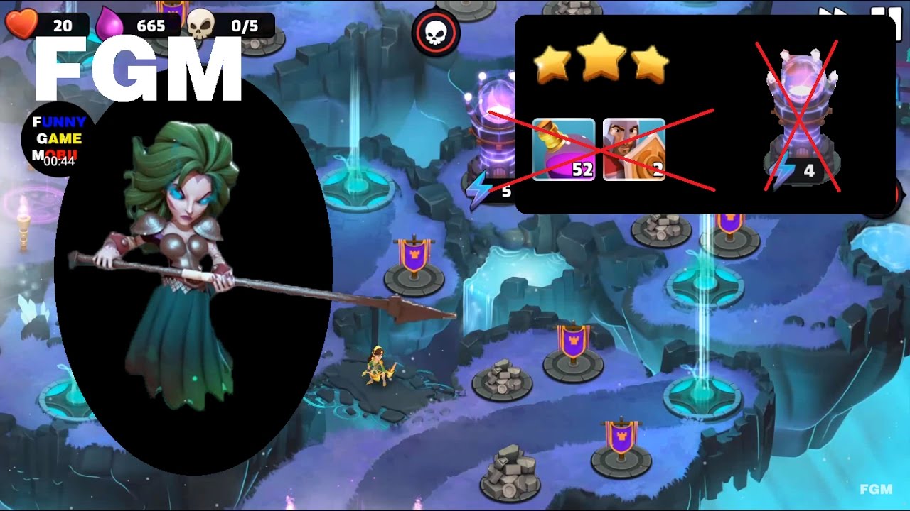 FGM - Castle Creeps TD: Chapter 23 - Level 89, 90 ( Without Sentinel )