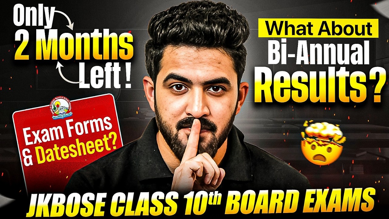 JKBOSE Exam Forms, Datesheet & Bi Annual Result 😱 | Class 10th Board Exams | JKBOSE Wallah