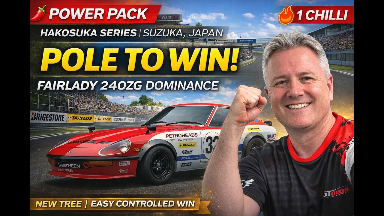 GT7 The Powerpack How to win Hakosuka Legends 1 chilli Fairlady 240ZG 71