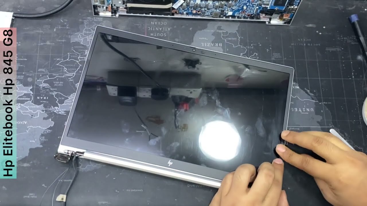 Hp elitebook 845 G8 G7 screen replacement . How to replace hp elitebook 845 g7 display.#hp#display 