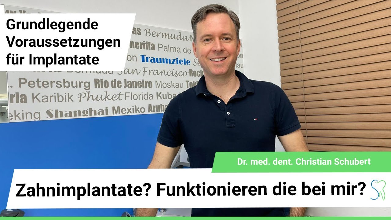 Voraussetzungen f&uuml;r Zahnimplantate - vom Patienten und von der Praxis