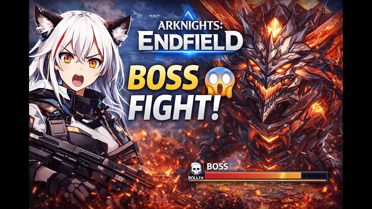 First Boss Fight 😱 Arknights Endfield Gameplay