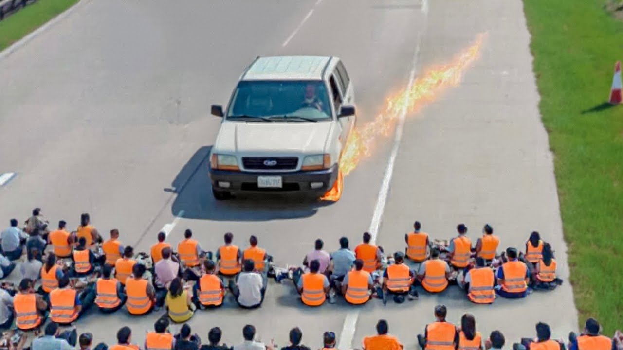 When Cars DON'T Stop For PROTESTERS...!