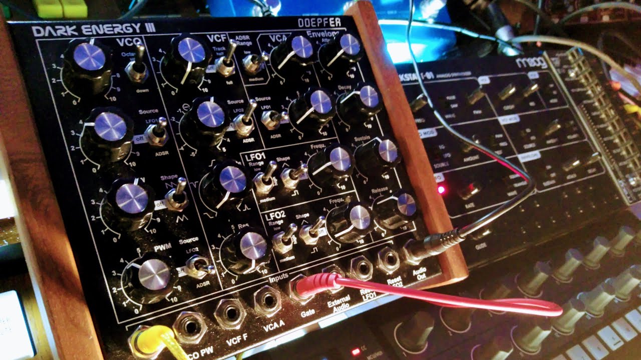 Doepfer Dark Energy 2/3 Moog Werkstatt Sequencing Filter Sweeps