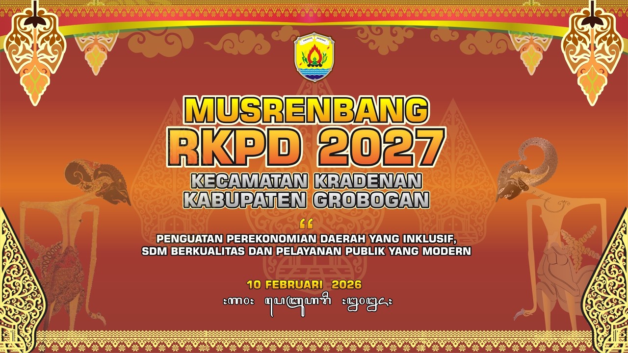 MUSRENBANG RKPD 2027 DI KECAMATAN KRADENAN KABUPATEN GROBOGAN