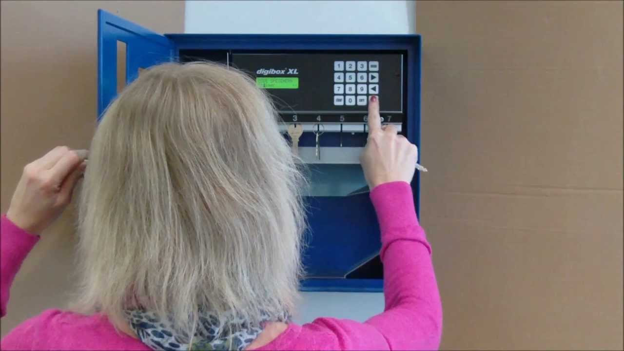 Digibox secure,  Schl&uuml;sselausgabe f&uuml;r Hotel, Garagen usw.