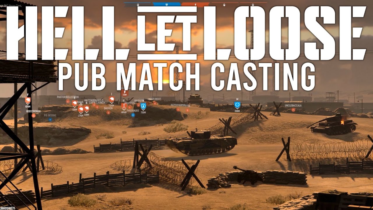 Hell Let Loose - Epic Battle For Tobruk! (Public Match Casting / Update 17)