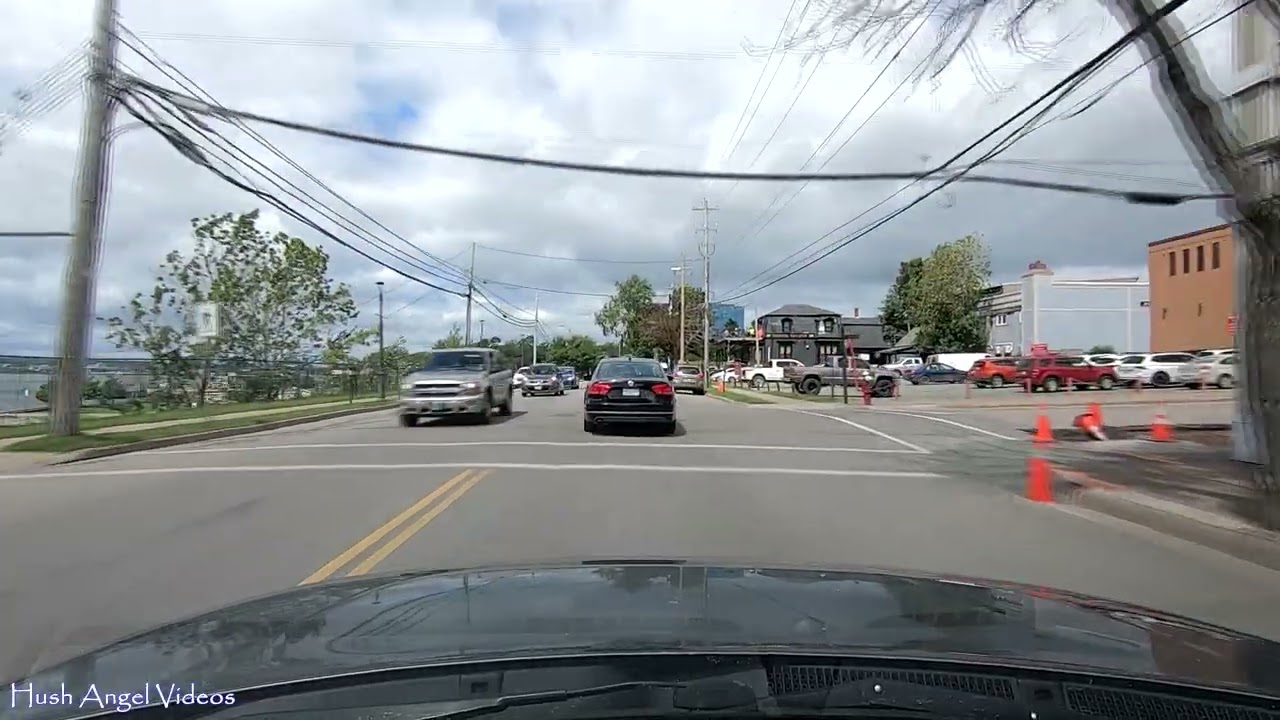 Driving in Sydney, Cape Breton Nova Scotia