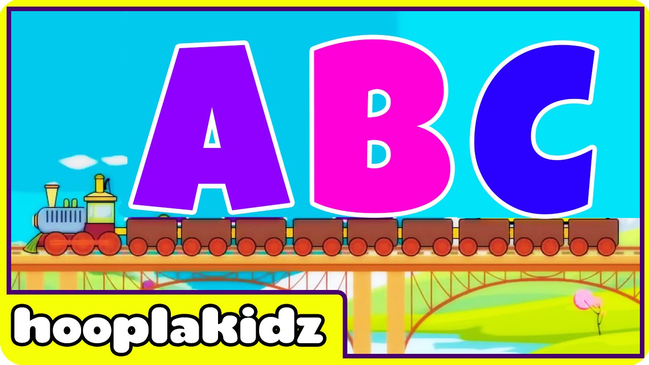 HooplaKidz | ABC Train Song | Kids Song