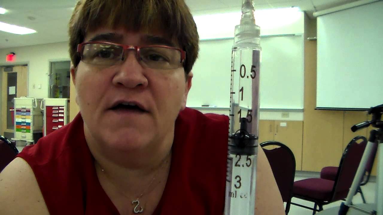 Skill 2.23 Mixing Medications Using One Syringe