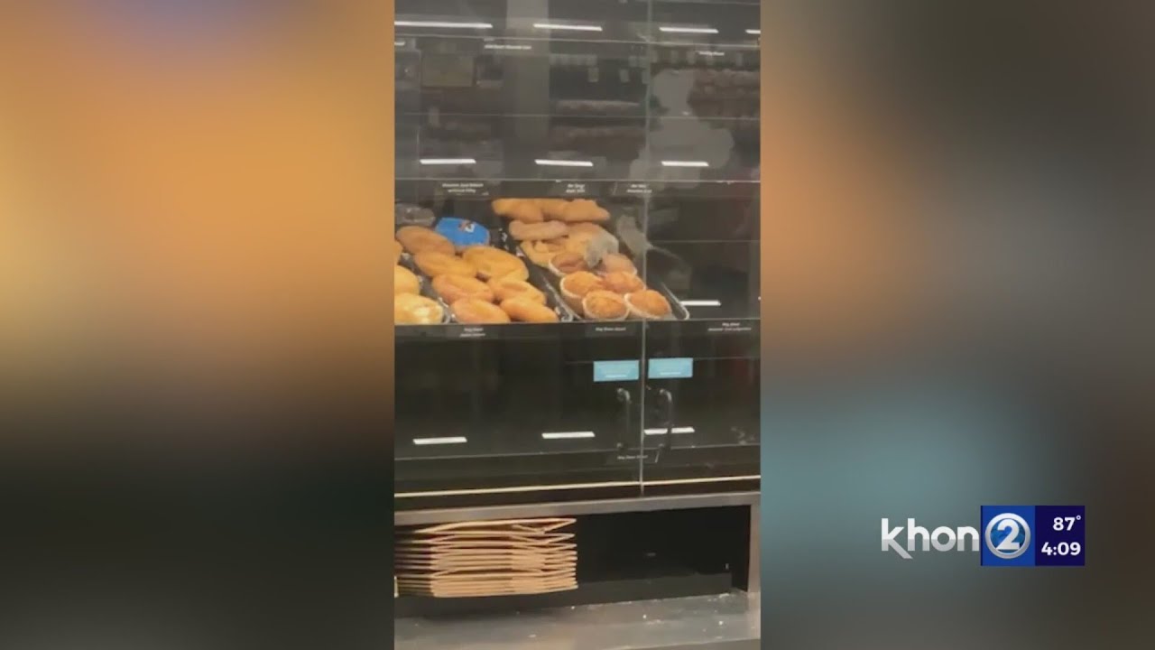 Social media video shows rats in Safeway donut display