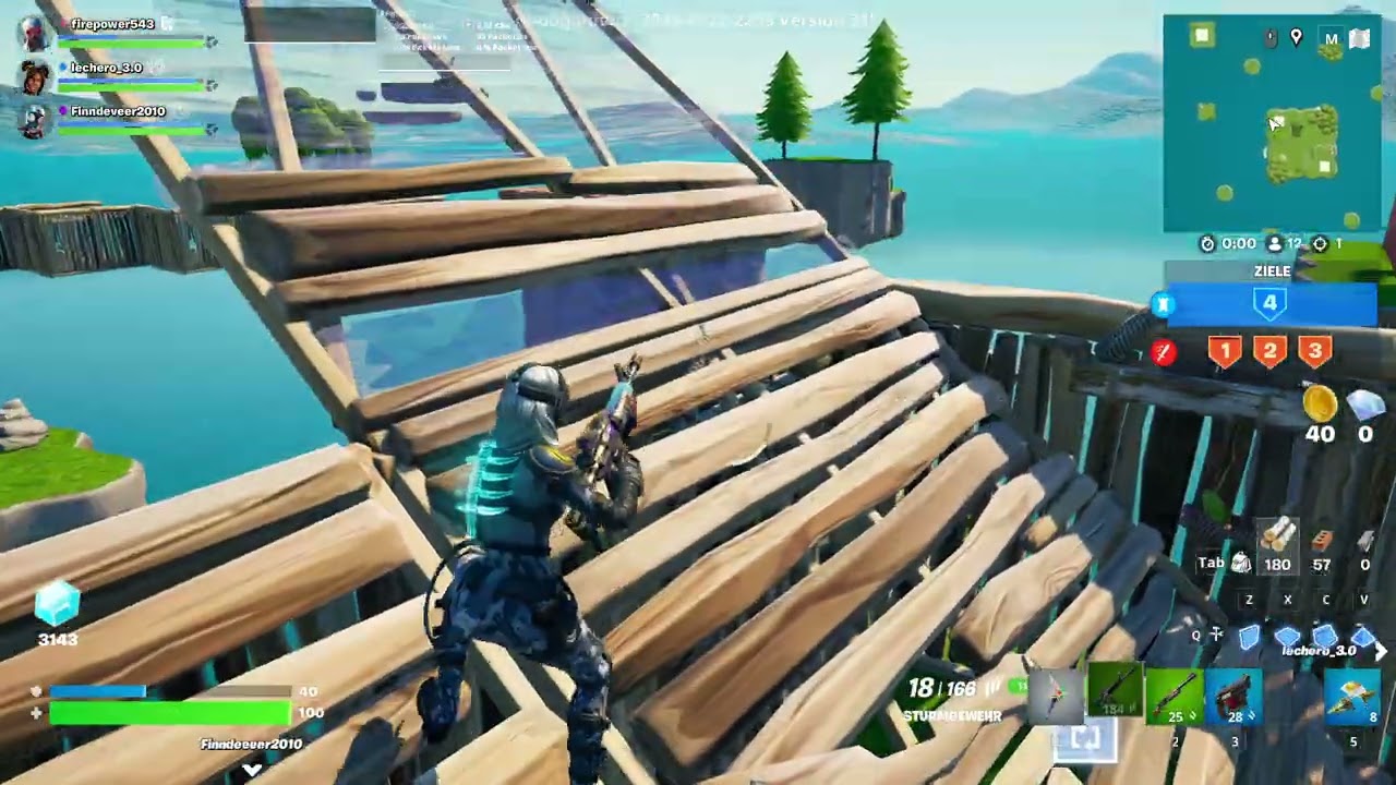 Fortnite Bedwars 😍Gameplay PC 💪
