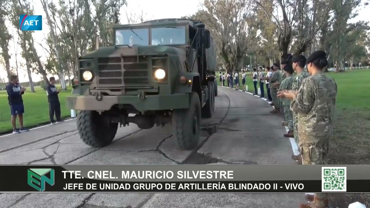 Ejercicio de tiro y transporte ferroviario militar desde Rosario del Tala a Monte Casero