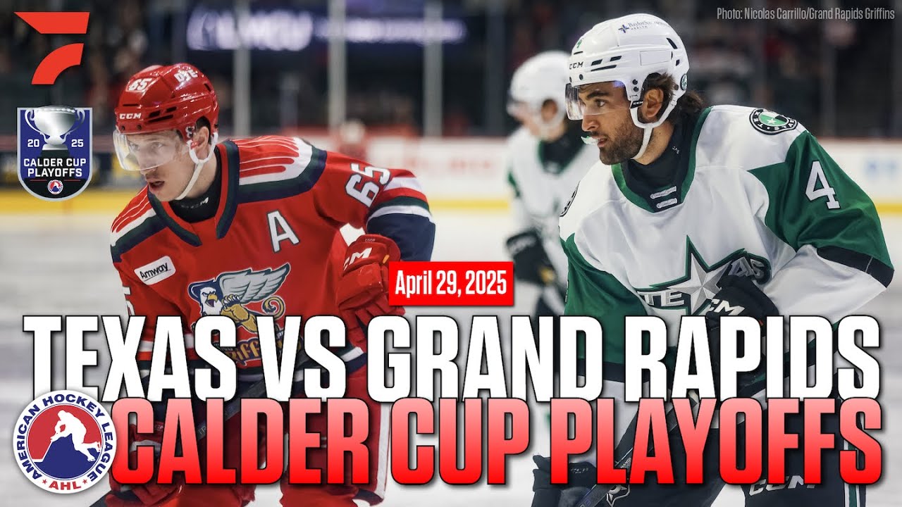 AHL Playoffs Free Live Stream -  Texas Stars vs Grand Rapids Griffins | FloHockey