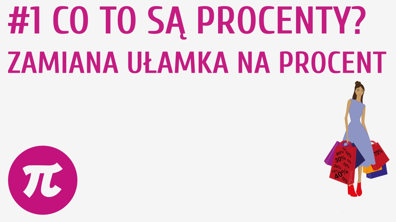 Co to są procenty? - Zamiana ułamka na procent #1 [ Procenty ]