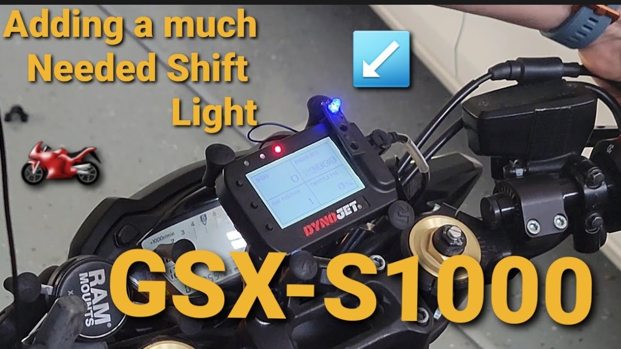 GSX-S1000 - Making my own shift light with a POD-300