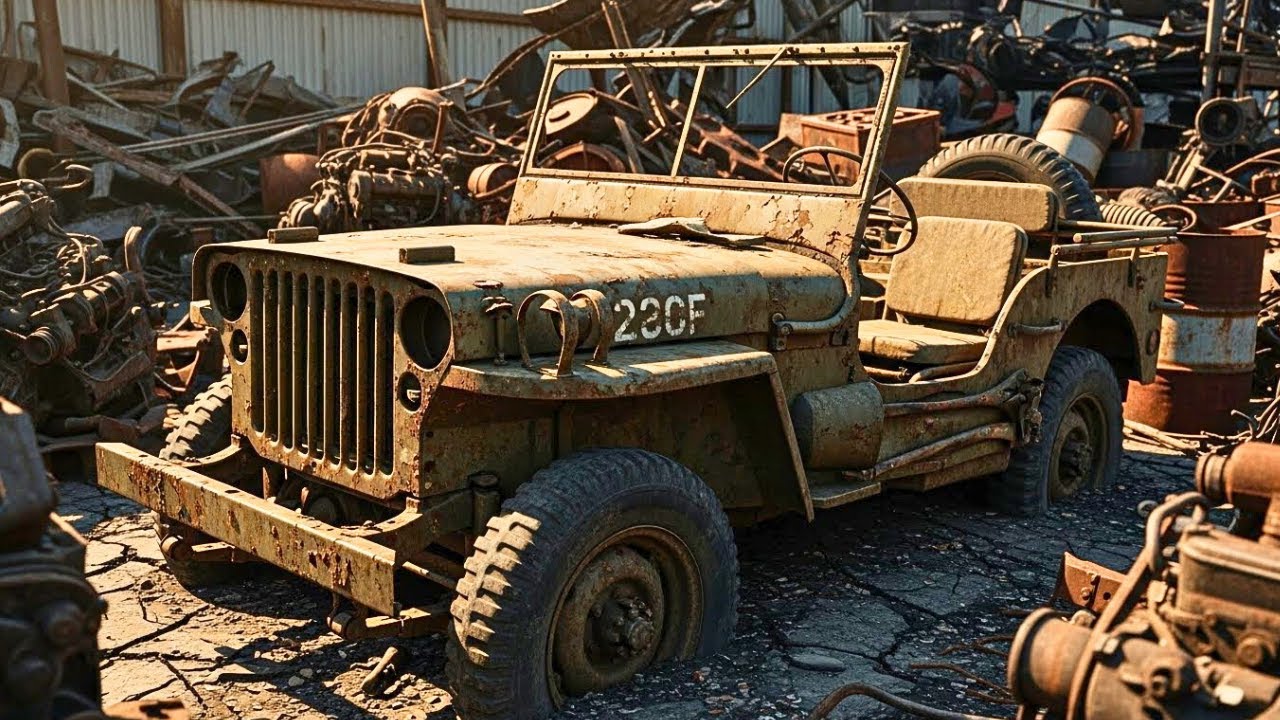 $180 Junkyard 1941 Willys MB Jeep Restoration | Revived After 83 Years of Decay