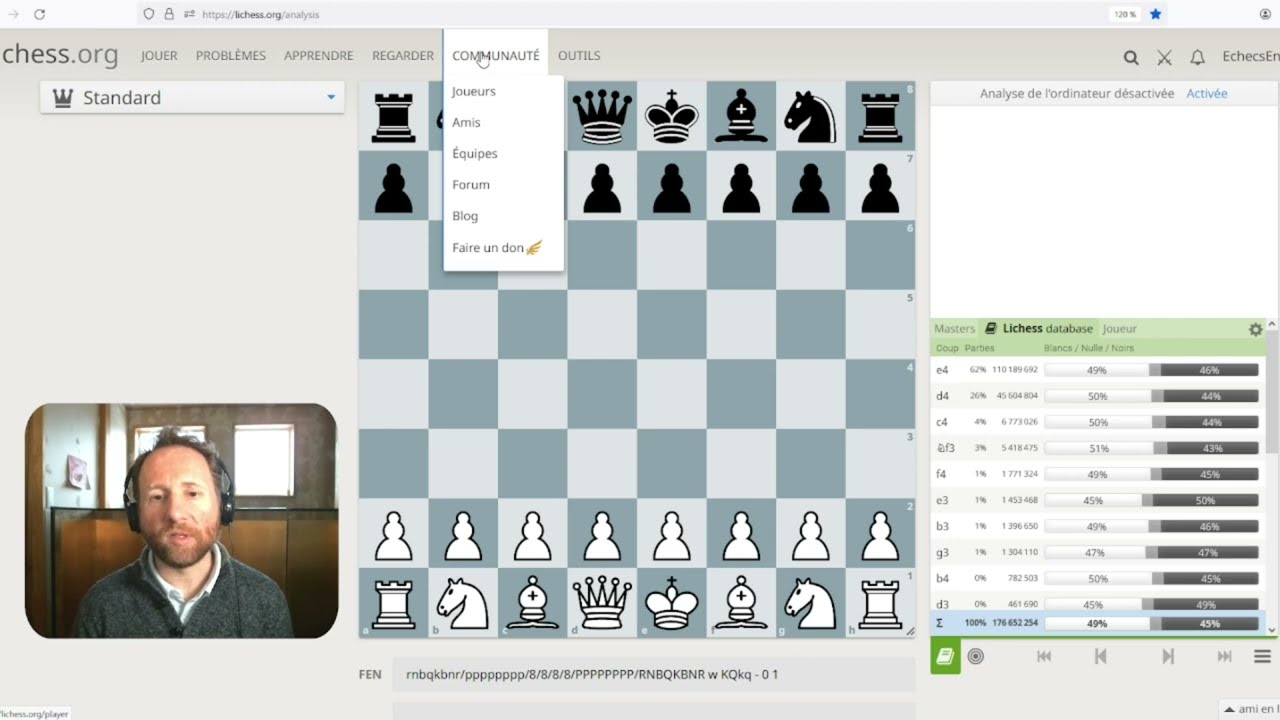 Comment préparer ses ouvertures avec lichess