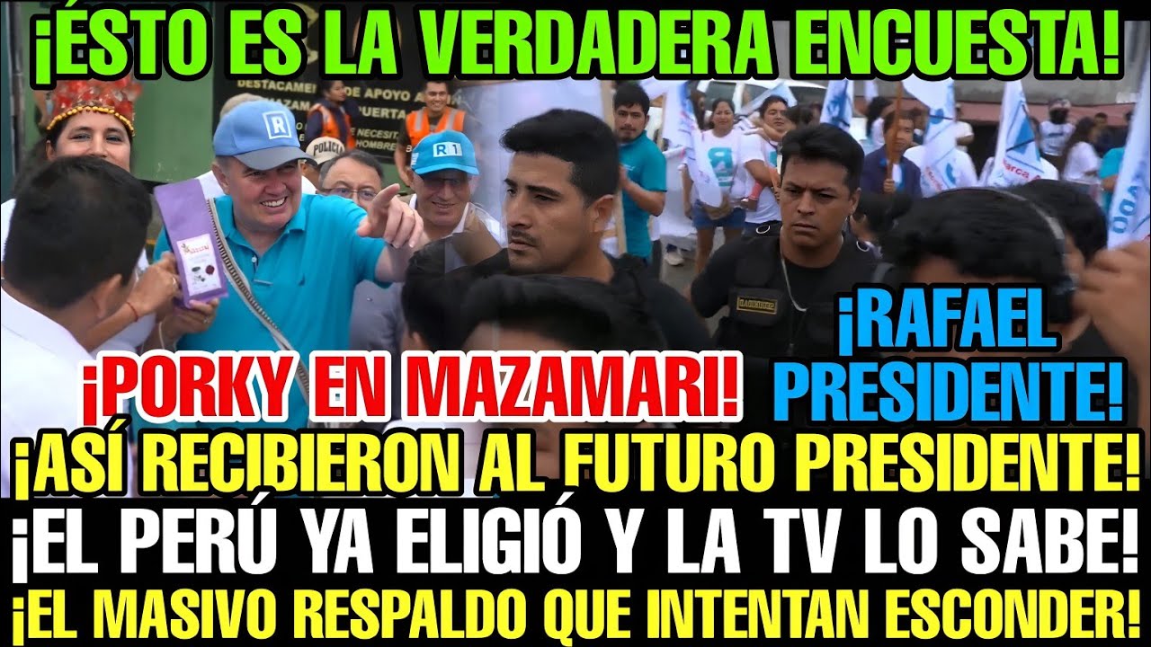 EN MAZAMARI MILES RECIBEN A PORKY EN EL AEROPUERTO Y GRIT4N PRESIDENTE PERO LA PRENSA TE LO OCULTA